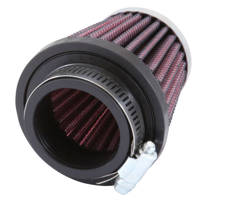 K&N Universal Clamp-On Air Filter: High Performance, Premium, Replacement Engine Filter: Flange Diameter: 1.6875 In, Filter Height: 2.75 In, Flange Length: 0.625 In, Shape: Round Tapered, RC-1070