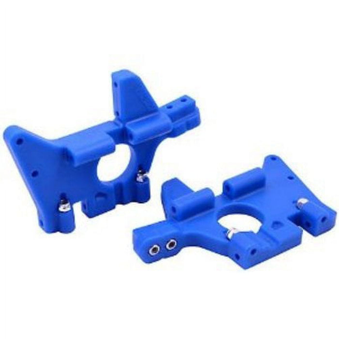 Rpm Rc Products  Front Bulkheads for the Traxxas T&E Maxx - Blue