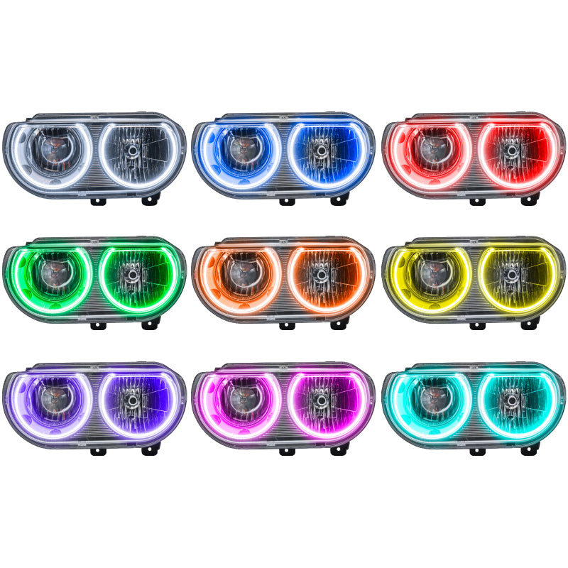 Oracle 08-14 Compatible with Dodge Challenger SMD HL (Non-HID) ColorSHIFT SEE WARRANTY 7720-330
