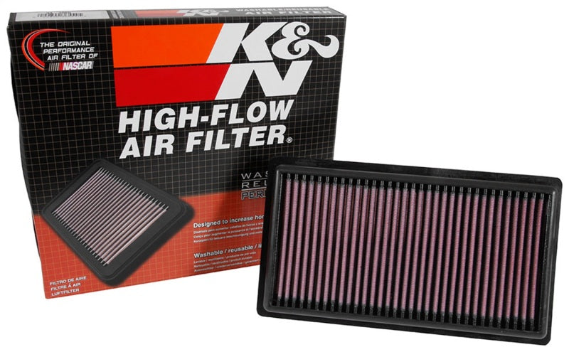 K&N 33-3080 Air Panel Filter for TOYOTA C-HR L4-1.2L F/I, 2016-2017