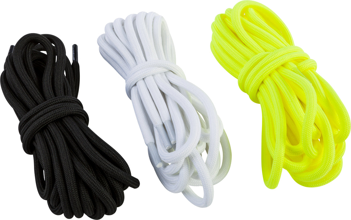 FLY Racing Adult Marker boots Replacement Laces (Black/Hi-Vis Yellow/White)