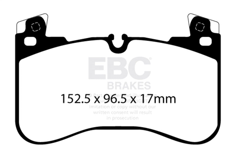 EBC 2020+ Land Rover Defender 90 Greenstuff Front Brake Pads DP62401