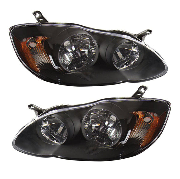 Oracle 03-04 Toyota Corolla S-Type SMD HL Black White SEE WARRANTY 7117-001