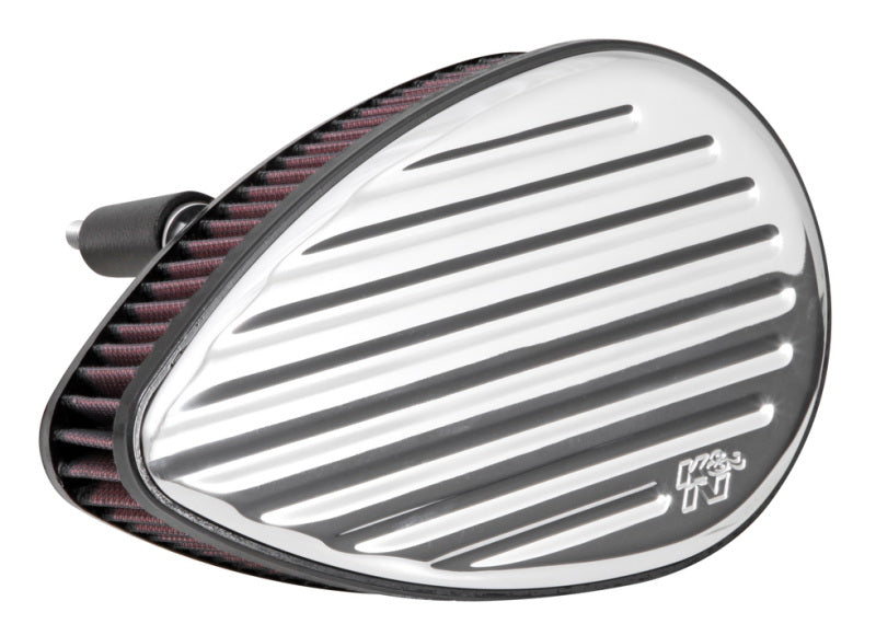 K&N Street Metal Intake System for Harley Davidson Color (Red) Style (Round) Size (9-11 Flux) RK-3937