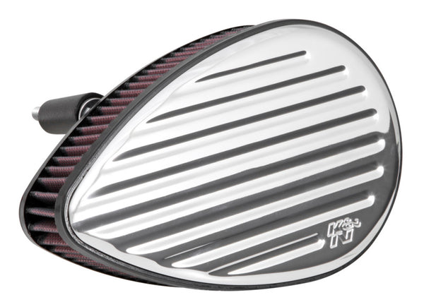 K&N Street Metal Intake System for Harley Davidson Color (Red) Style (Round) Size (9-11 Flux) RK-3937
