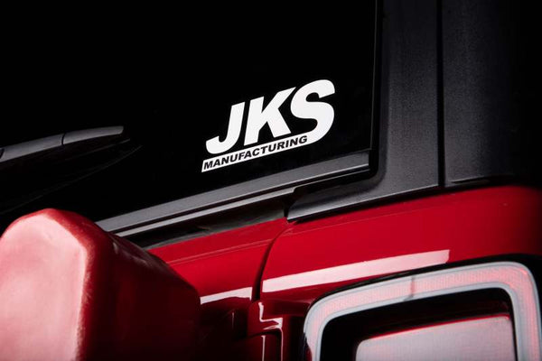 JKS Decal 2.5" x 5", White 11540