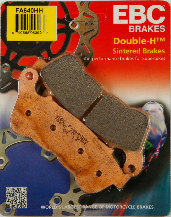 EBC Brakes FA640HH Double-H Series Sintered Disc Brake Pad, Black, One-Size