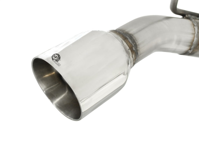 aFe MACHForce XP Exhaust 2.5in Stainless Steel CB/10-13 Chevy Camaro V6-3.6L (td) (polished tip) 49-44042-P