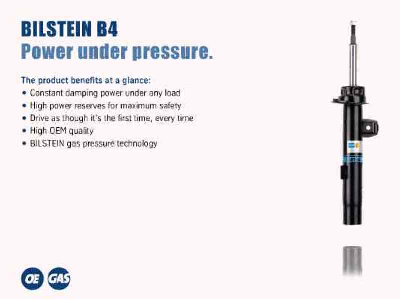 Bilstein B4 OE Replacement DampTronic Shock Absorber, w/Adaptive Control Fits select: 2007-2009 JAGUAR XK, 2010 JAGUAR XK PORTFOLIO