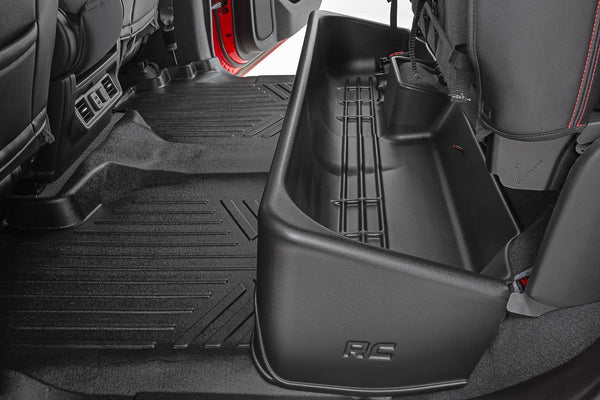 Rough Country Under Seat Storage Crew Cab Fits Chevy/GMC 1500/2500HD/3500HD (19-23) RC09051A
