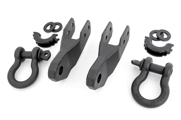 Rough Country Tow Hook To Shackle Bracket D-Ring Combo Fits Chevy Colorado (15-22) RS167