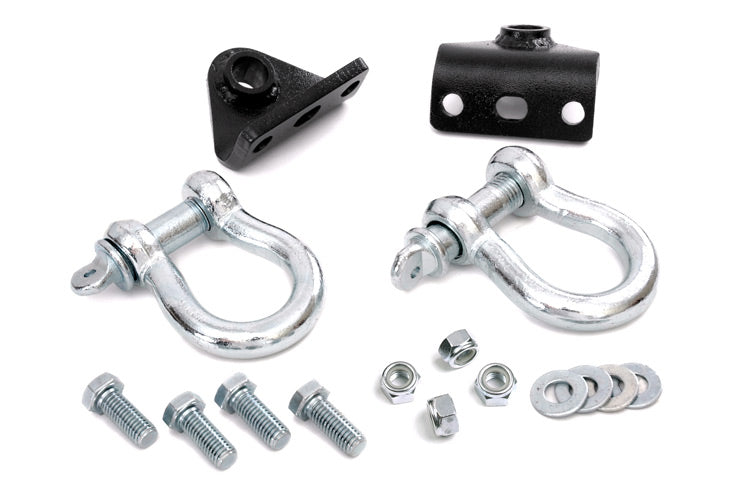 Rough Country D Ring Shackles And Mounts Winch Plate Jeep Grand Cherokee Zj (93-98) 1048
