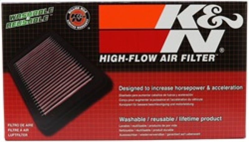 K&N 33-2078 Air Panel Filter for BMW 525i L6-2.5L F/I, 1989-1996