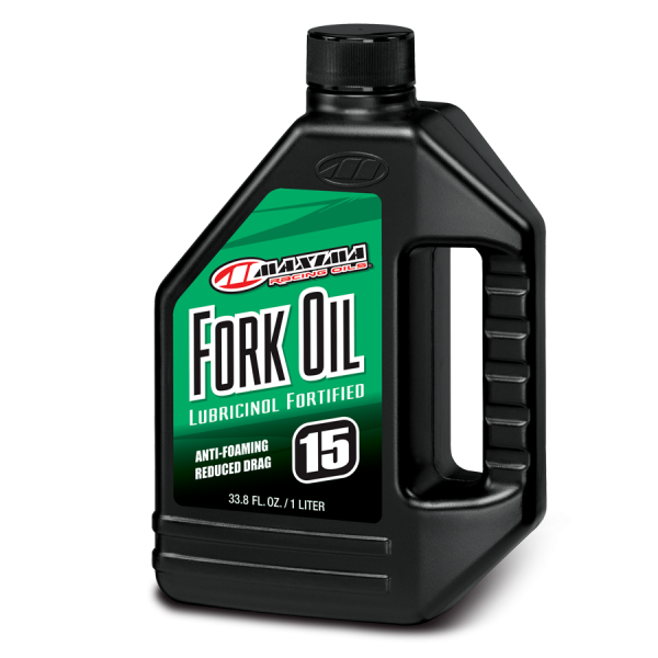 Maxima 56901 15WT Standard Hydraulic Fork Oil - 1 Liter Bottle