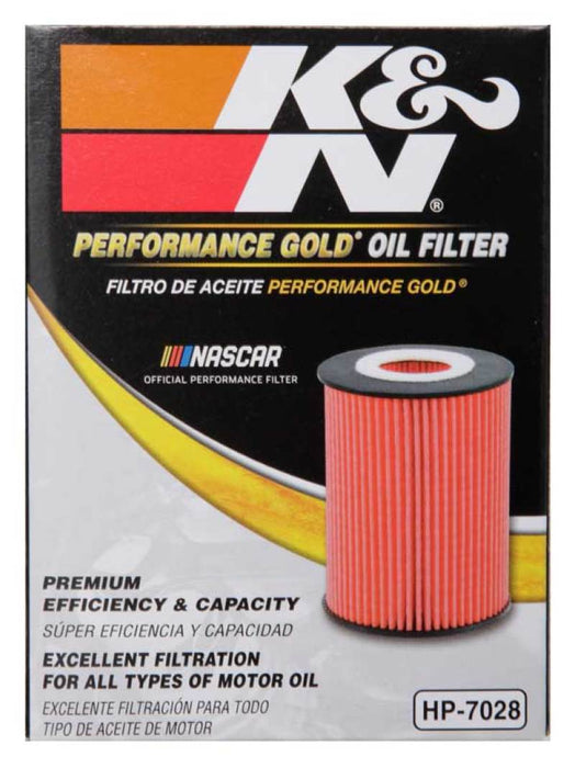 K&N Premium Oil Filter: Protects Your Engine: Compatible With Select Mercedes Benz/Freightliner/Dodge/Jeep Vehicle Models (See Product Description For Full List Of Compatible Vehicles), Hp-7028 HP-7028