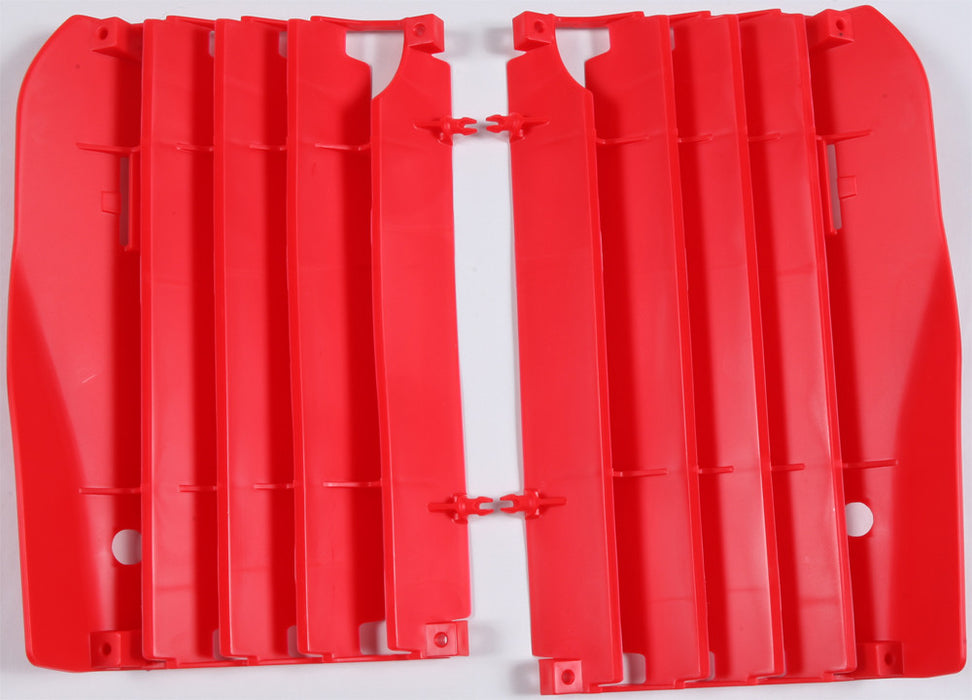 Polisport Radiator Louvers (Red) Compatible With 10-13 HONDA CRF250R