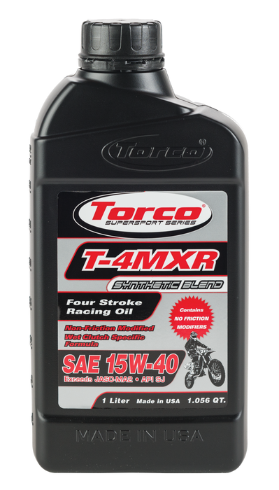 Torco T-4Mxr 4-Stroke Racing Oil 15W40 Liter T671544CE