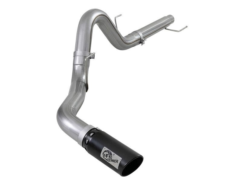 aFe 2021 Ford F-150 V6-3.0L (td) Large Bore 409 SS DPF-Back Exhaust System 49-43143-B