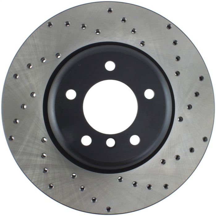 StopTech Sport Cross Drilled Brake Rotor Front Right 128.34104L