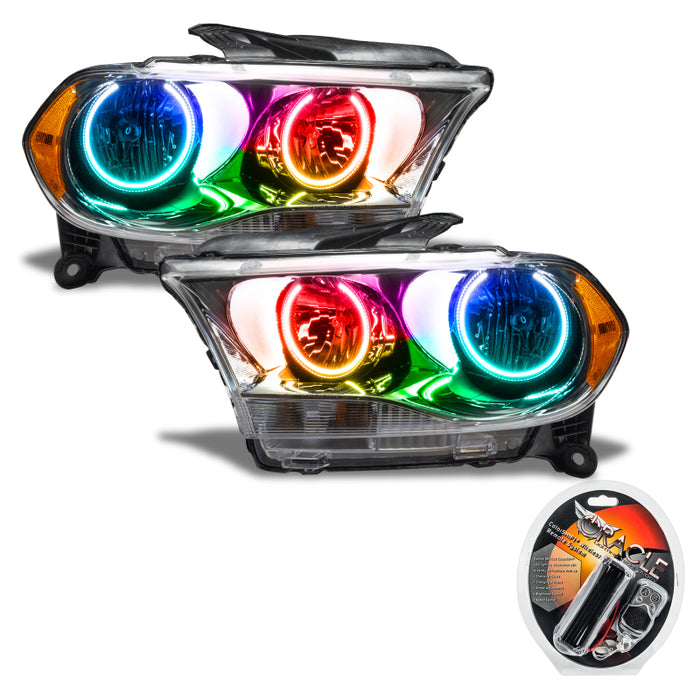 Oracle 11-13 Compatible with Dodge Durango SMD HL Halogen Chrome ColorSHIFT SEE WARRANTY 7101-330