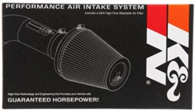 K&N 01-04 Compatible with Nissan Frontier V6-3.3L S/C Performance Intake Kit 57-6010