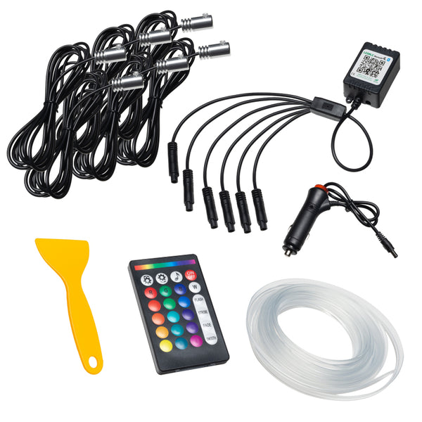 Oracle Fiber Optic LED Interior Kit ColorSHIFT (6PCS) ColorSHIFT SEE WARRANTY 4233-333-6