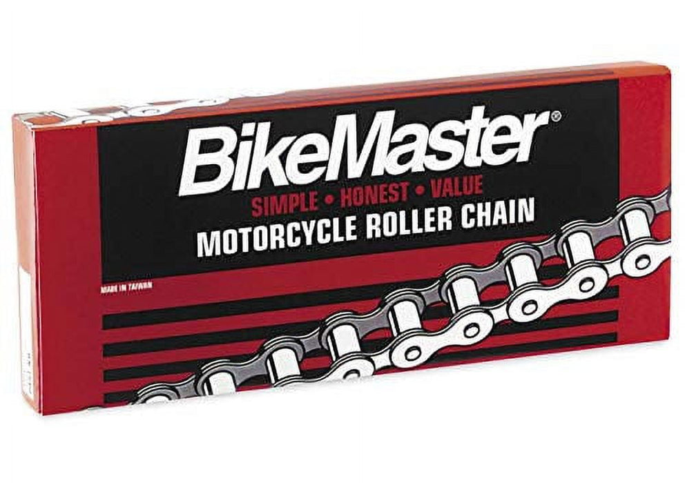 BikeMaster 420 Precision Roller Motorcycle Chain - Natural / 420 x 106