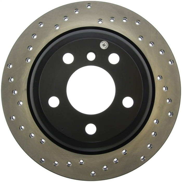 StopTech Sport Cross Drilled Brake Rotor Front Left 128.34150R