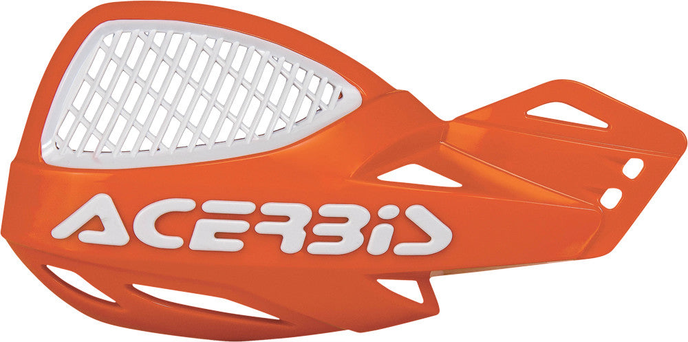 Acerbis Uniko MX Vented Handguards (16+ Orange/White), One Size (2072675321)