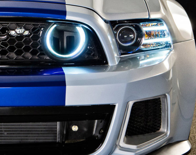Oracle Ford Mustang 10-13 WP LED Fog Halo Kit (Grille Style) - White ORACLE Lighting 1334-001