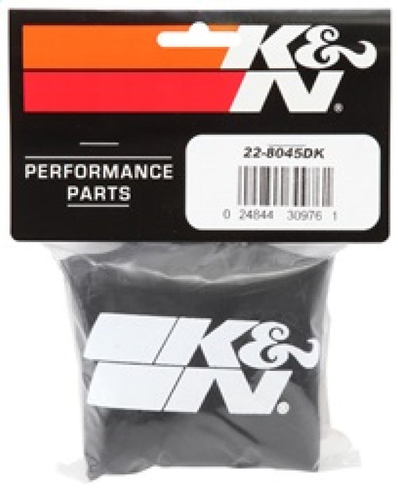 K&N 6in ID x 6inH Closed Top Black DryCharger Air Filter Wrap 22-8045DK