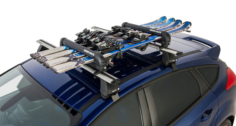 Rhino Rack Rhino-Rack Universal Ski/Snowboard Carrier Fits 4 Pairs Of Skis Or 2