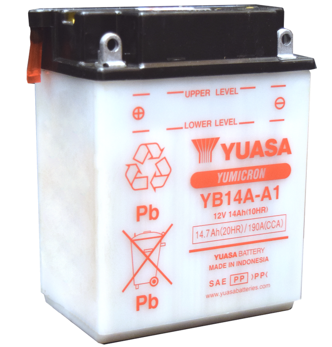 Yuasa Yb14A-A1 Yumicron-12 Volt Battery YUAM224A1