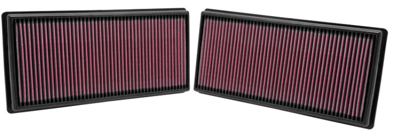 K&N 33-2446 Air Panel Filter for LAND ROVER RANGE ROVER V8-5.0L F/I, 2010-2015 (2 PER BOX)