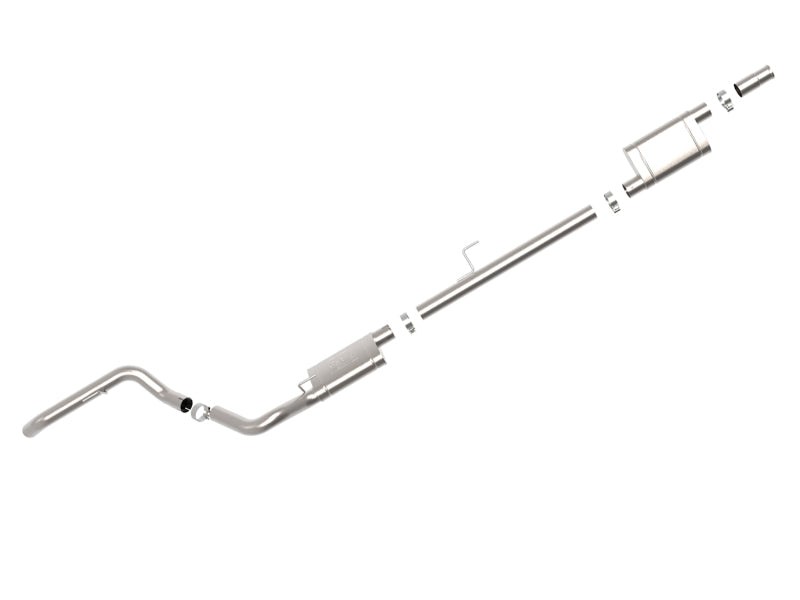 aFe +20 compatible with Jeep Gladiator MACH Force-Xp 3 IN 409 Stainless Steel Cat-Back Hi-Tuck Cat-Back 49-48081