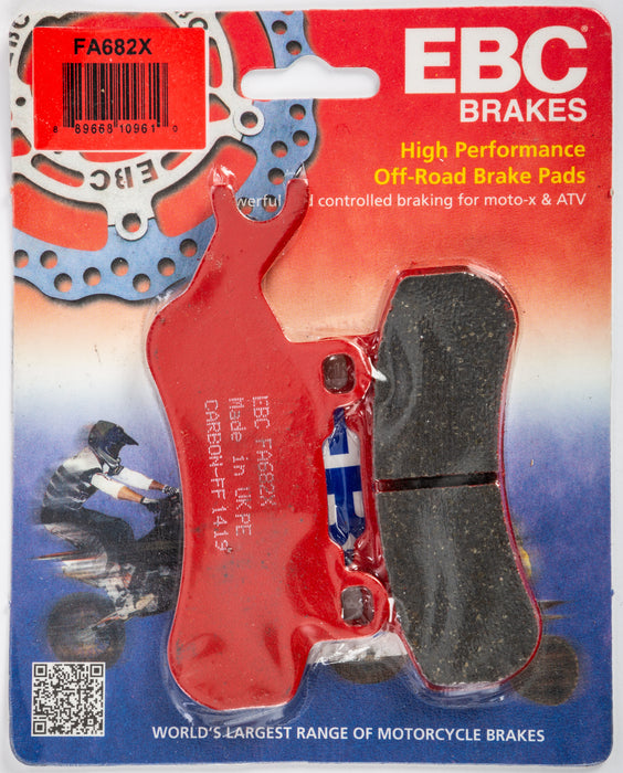 EBC Brakes FA682X Carbon X Series Disc Brake Pad, Black, One Size