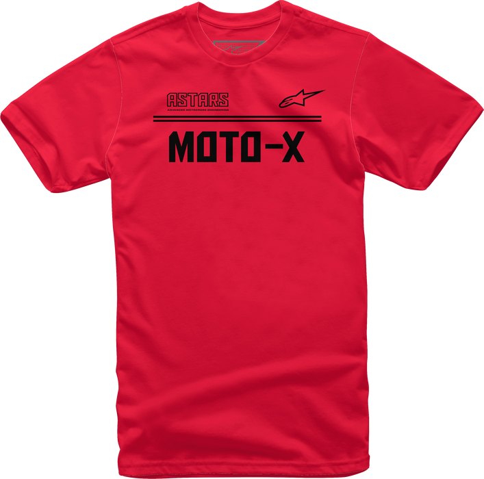 Alpinestars Astars Moto-X Tee Red/Black Lg 1213-72024-3010-L