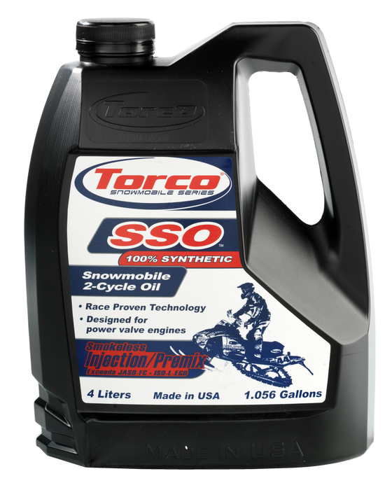 Torco SSO Snowmobile 2-Stroke Synthetic Oil (4-Liter)