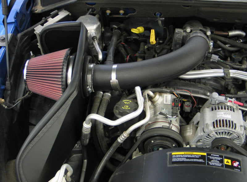 K&N 07-08 Compatible with Dodge Dakota 3.7L V6 / 07-08 Mitsubishi Raider 3.7L V6 Performance Intake Kit 57-1558