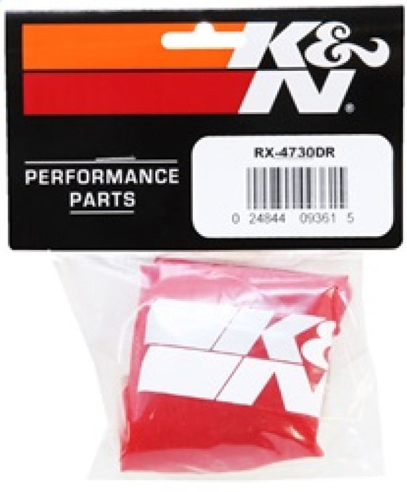 K&N Rx-4730Dr Red Drycharger Filter Wrap For Your Ru-4730 Filter RX-4730DR