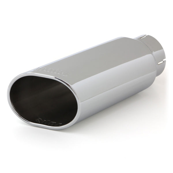 Banks Power Tailpipe Tip Kit SS Obround Slash Cut 3.5in Tube 4.38in X 5.25in X 13.38in 52918