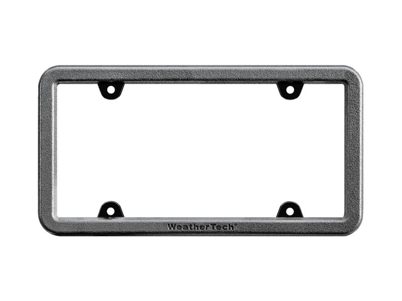 WeatherTech BumpFrame Black Satin Textured Finish License Plate Frame 8ALPBF1