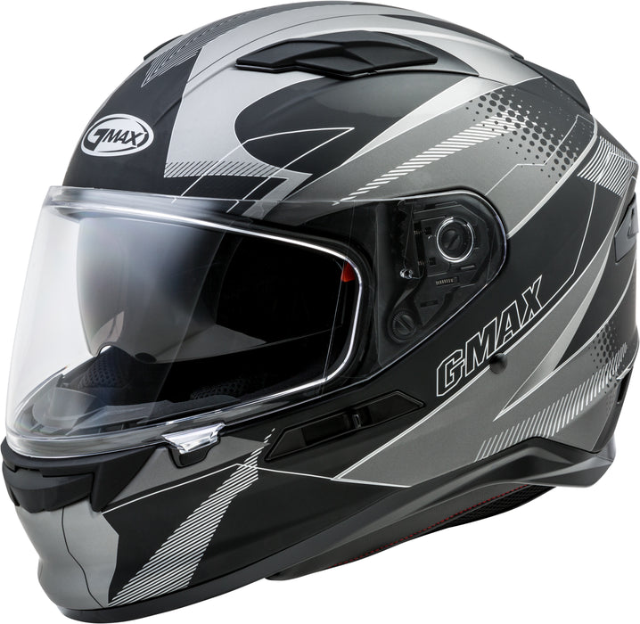 Gmax Ff-98 Full-Face Apex Helmet Matte Black/Dark Silver Md G1981455