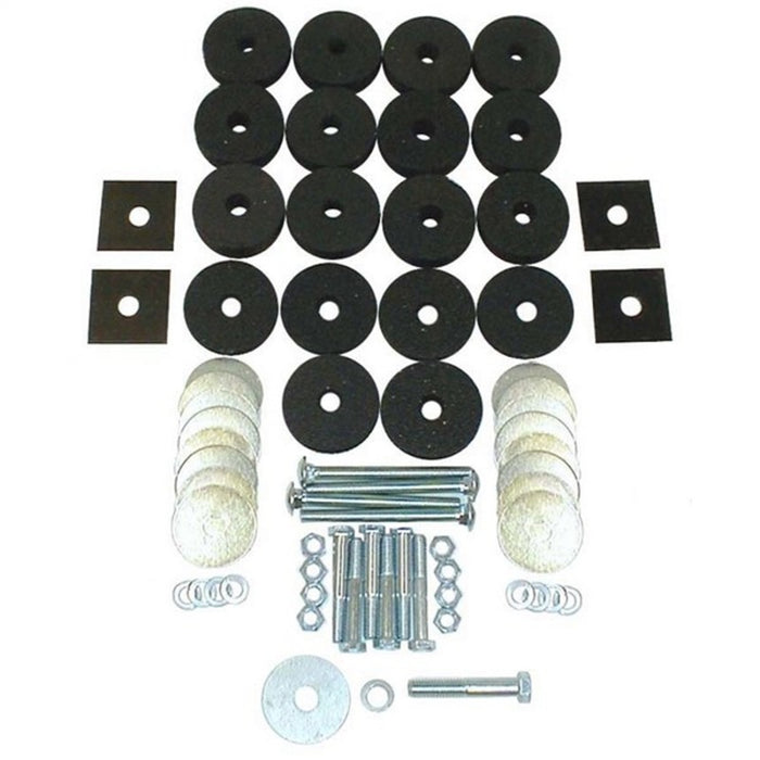 Omix Body Tub Mounting Kit Oe Reference: 10599050 Fits 1941-1975 Willys Jeep Cj 12201.01