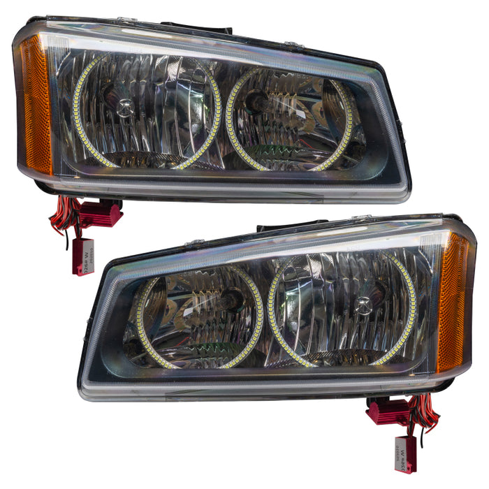 Oracle Lighting 03-06 Chevrolet Silverado Pre-Assembled LED Halo Headlights -Blue SEE WARRANTY 7197-002