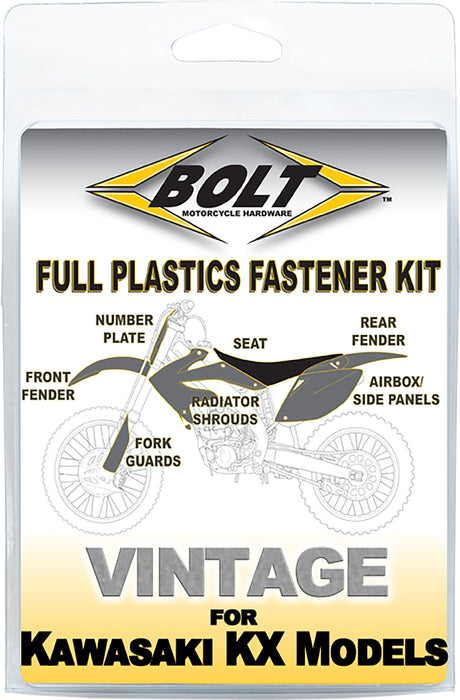 Bolt MC Hardware KAW-9497104 Kawasaki Body Work Fastener Kit