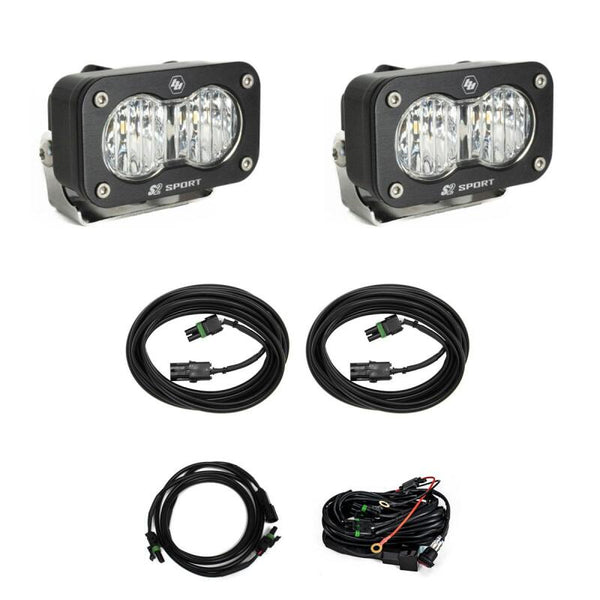 Baja Designs 23-24 Fits Ford F250/F350 Super Duty S2 Sport Dual Reverse Light Kit W/ Toggle 448209 BAJ448209