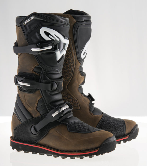 Alpinestars 2004017-818-8 Men's Tech T Motocross Boot, Brown Oiled, 8