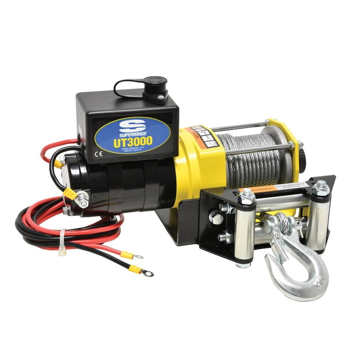 Superwinch 1331200 UT3000 Winch 3000 lbs 3/16 X 40 ft Steel Rope Remote Control