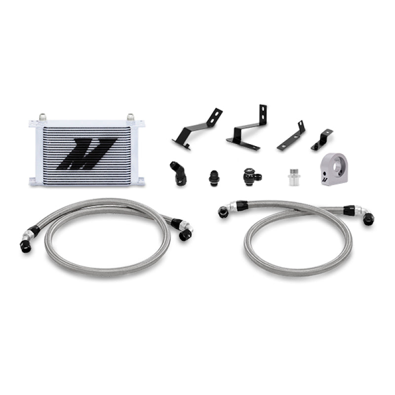 Mishimoto 2016+ Chevy Camaro Oil Cooler Kit Silver MMOC-CAM8-16SL